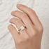 Princess Medium Solitaire Ring