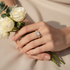 Heart Diamond Boundary Ring