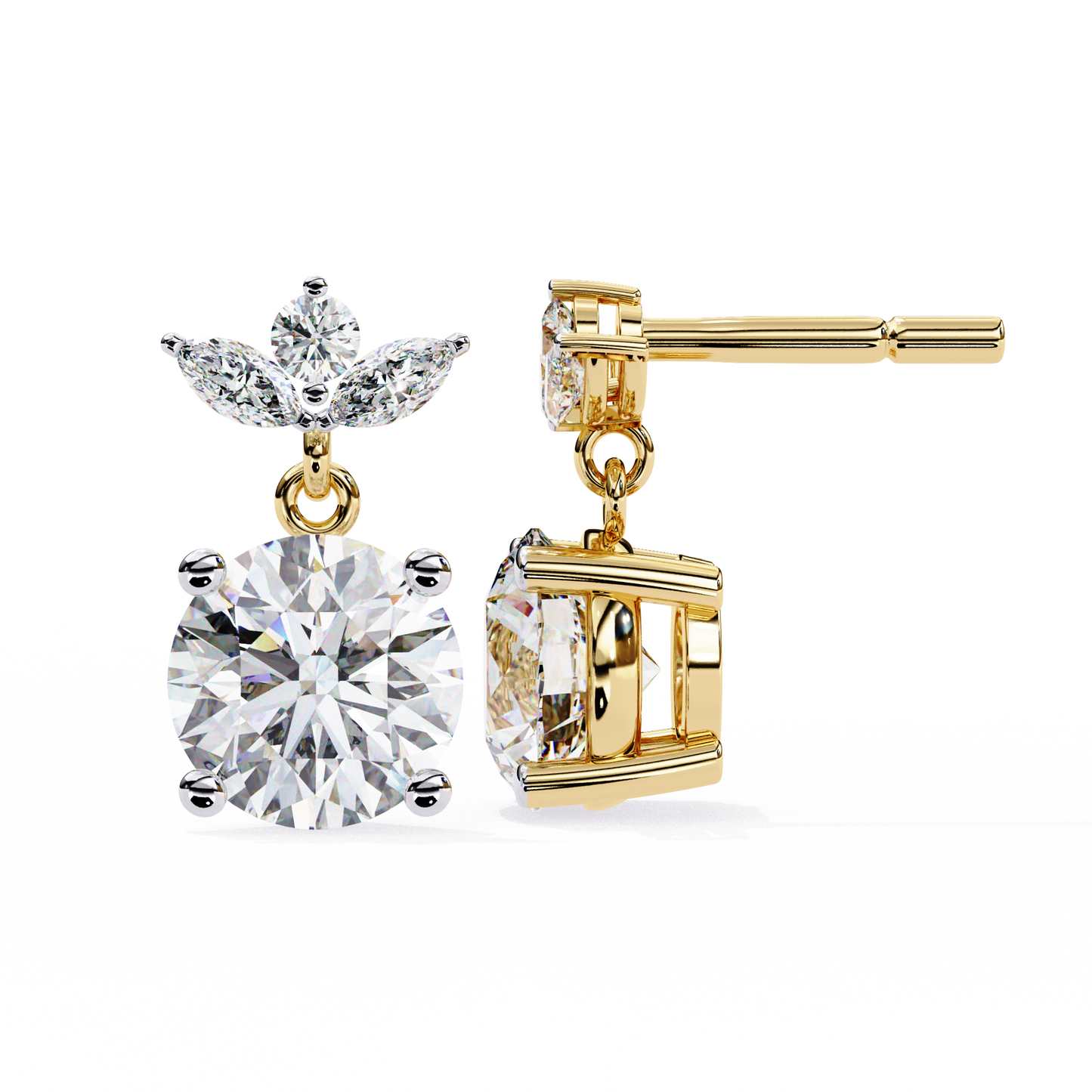 Disha Lab Grown Diamond Studs