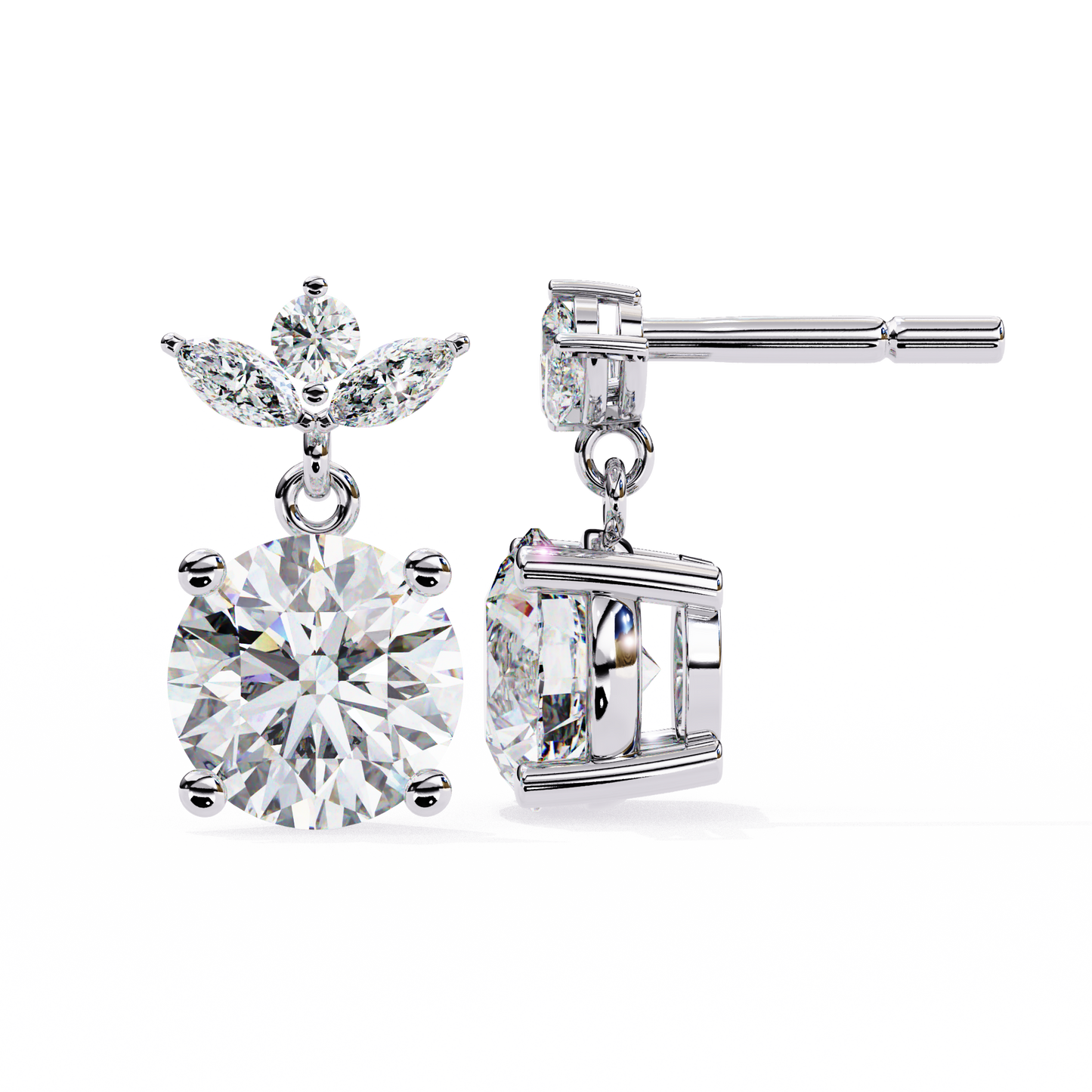 Disha Lab Grown Diamond Studs