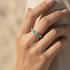 Blue Moon Stone Eternity Band