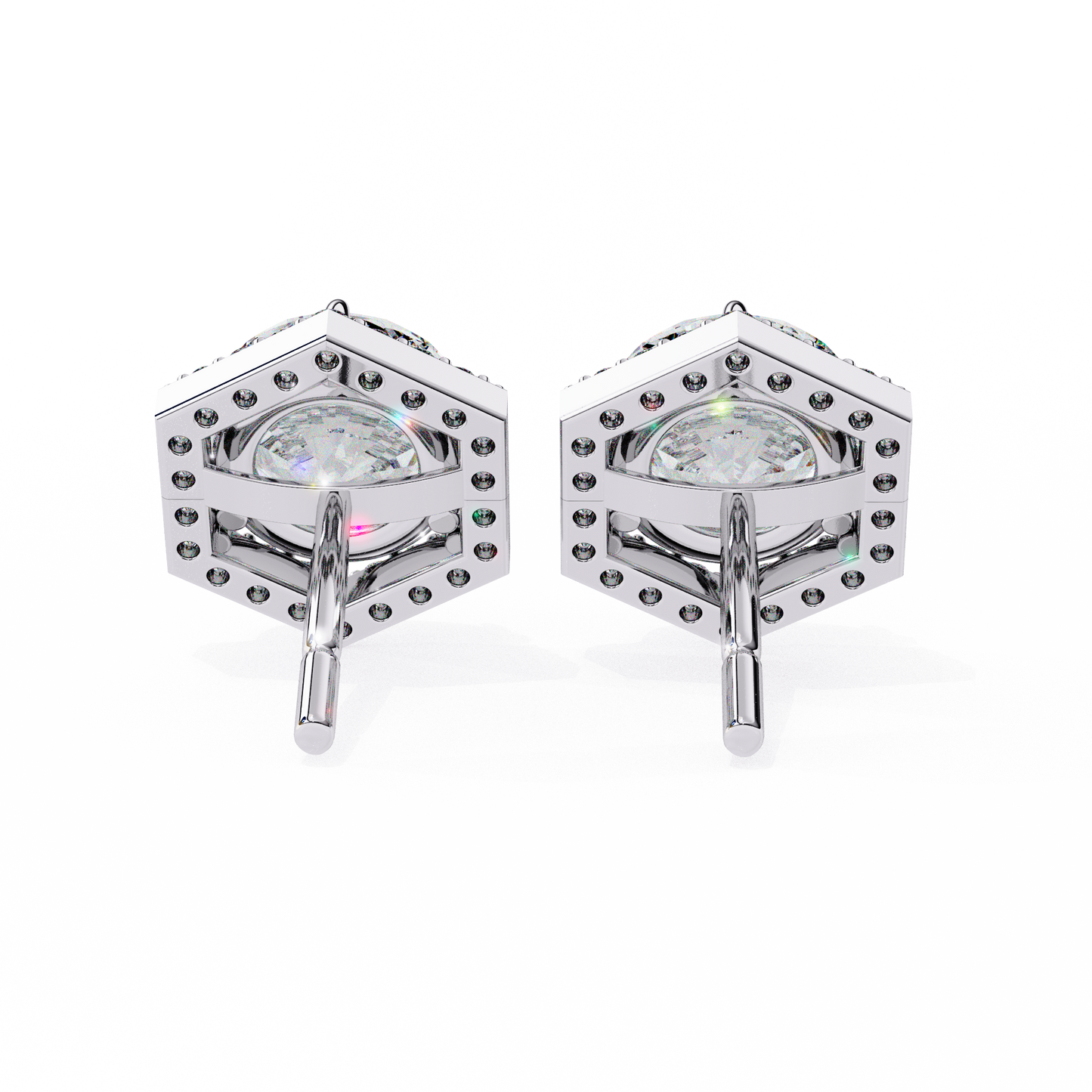 Tanya Round Solitaire Lab Grown Diamond Stud