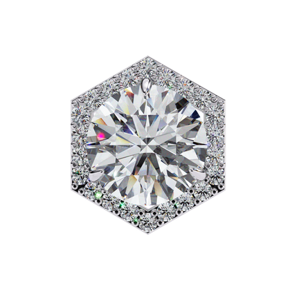 Tanya Round Solitaire Lab Grown Diamond Stud