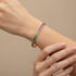 Princess Diamond Rainbow Tennis Bracelet