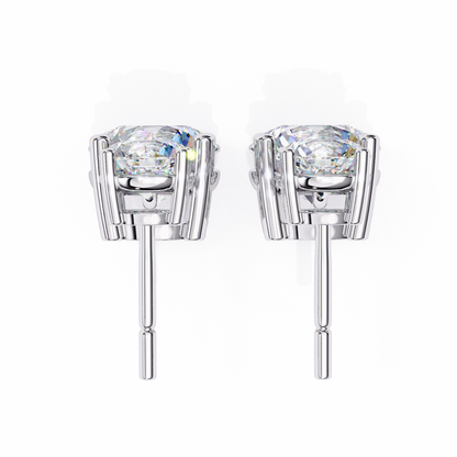 Round Drop Lab Grown Diamond Solitaire Stud