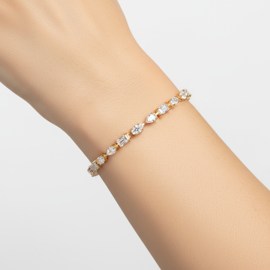 Mix Diamond Tennis Bracelet