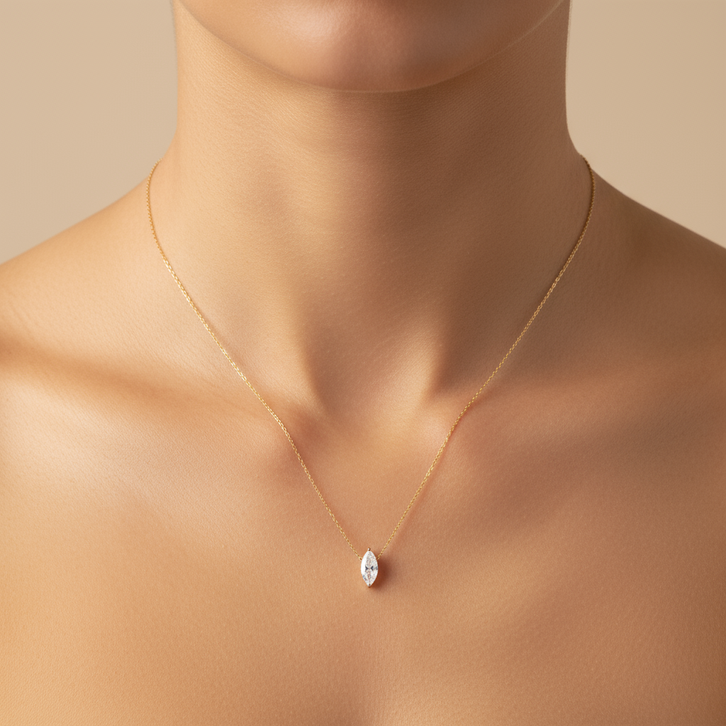 Marquise Chain Pendant