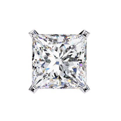 Princess Solitaire Lab Grown Diamond Stud