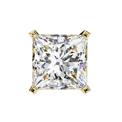Princess Solitaire Lab Grown Diamond Stud