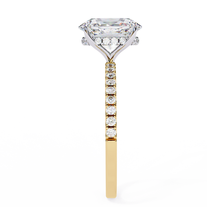 Eterna Oval Diamond Solitaire Ring Lab Grown Diamond