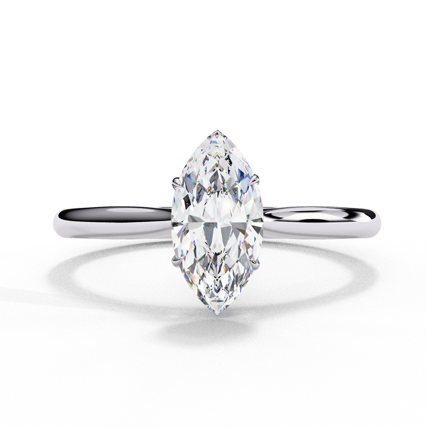Alaya Marquise Solitaire Ring Lab Grown Diamond