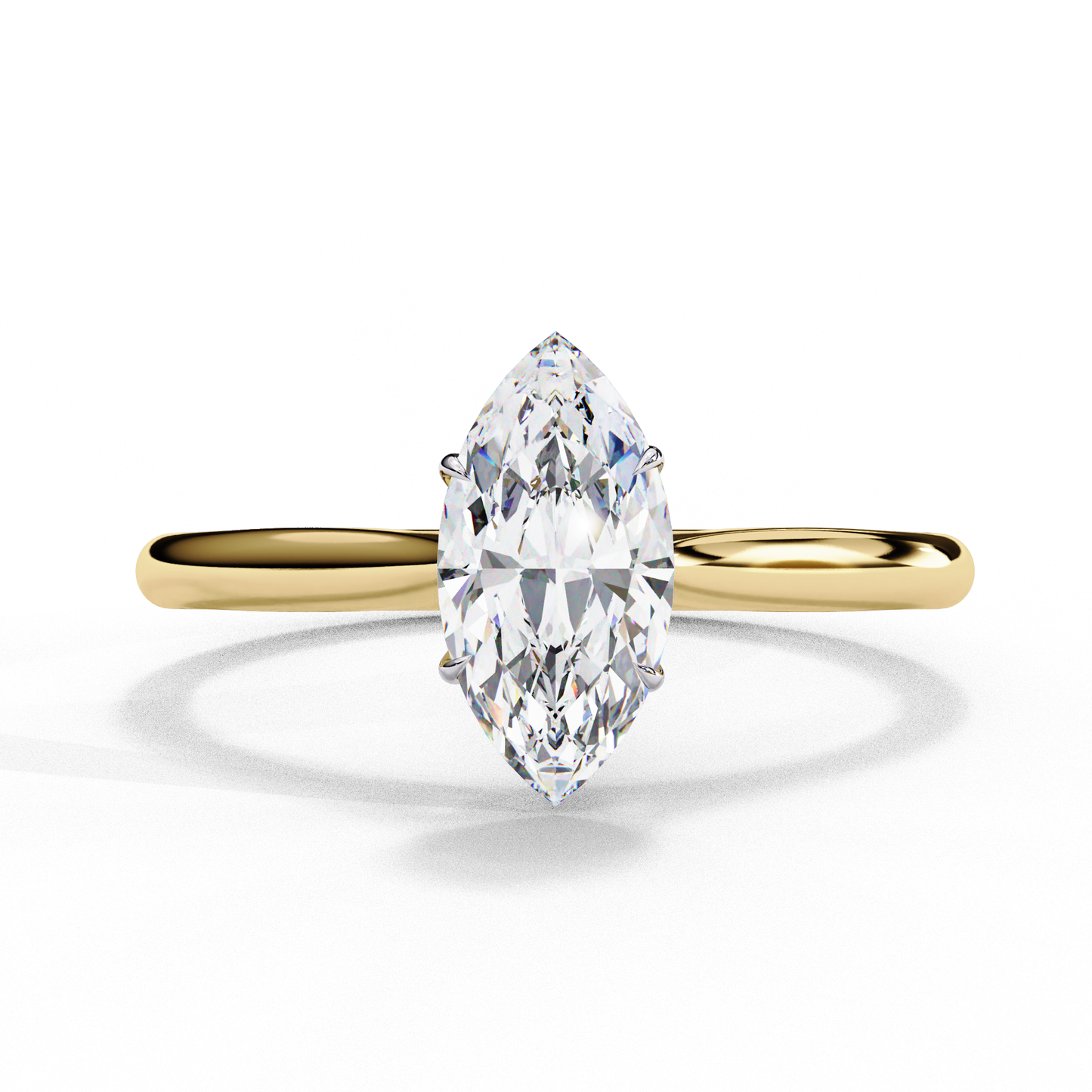 Alaya Marquise Solitaire Ring Lab Grown Diamond