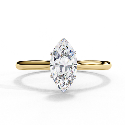 Alaya Marquise Solitaire Ring Lab Grown Diamond