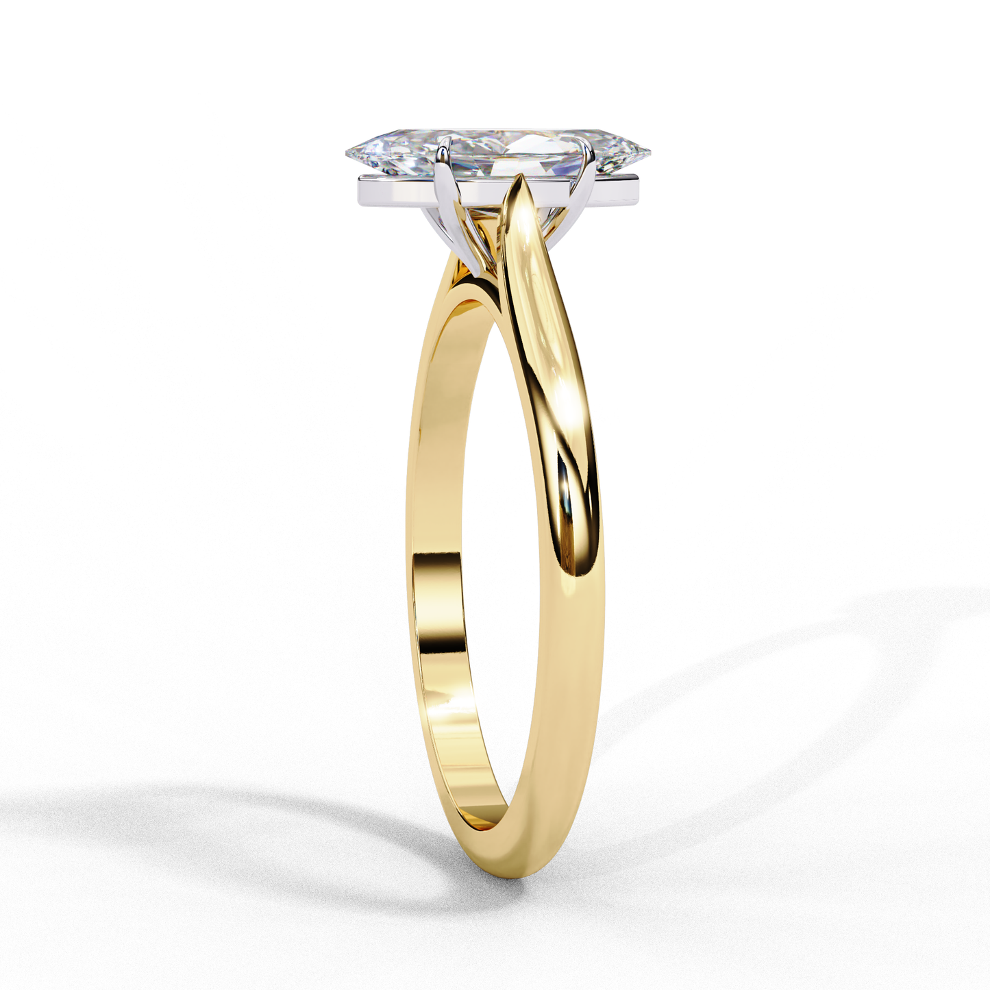 Alaya Marquise Solitaire Ring Lab Grown Diamond