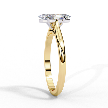 Alaya Marquise Solitaire Ring Lab Grown Diamond