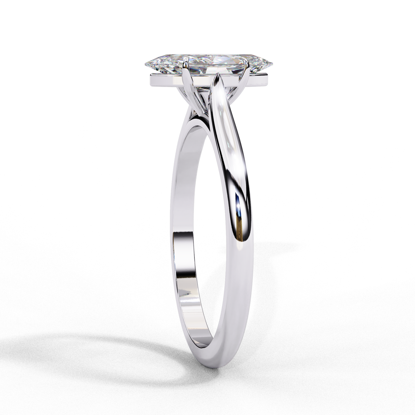 Alaya Marquise Solitaire Ring Lab Grown Diamond