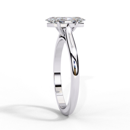 Alaya Marquise Solitaire Ring Lab Grown Diamond