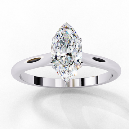 Alaya Marquise Solitaire Ring Lab Grown Diamond