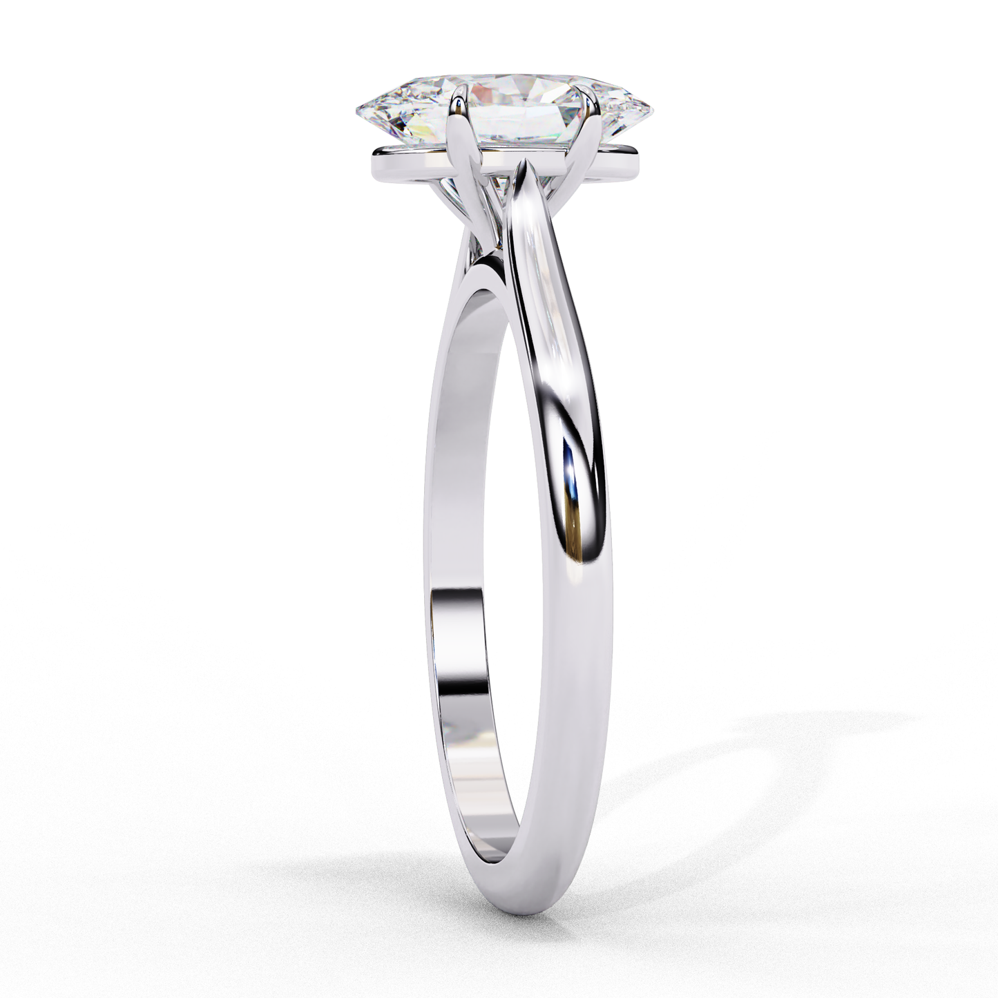Inara Oval Solitaire Ring Lab Grown Diamond