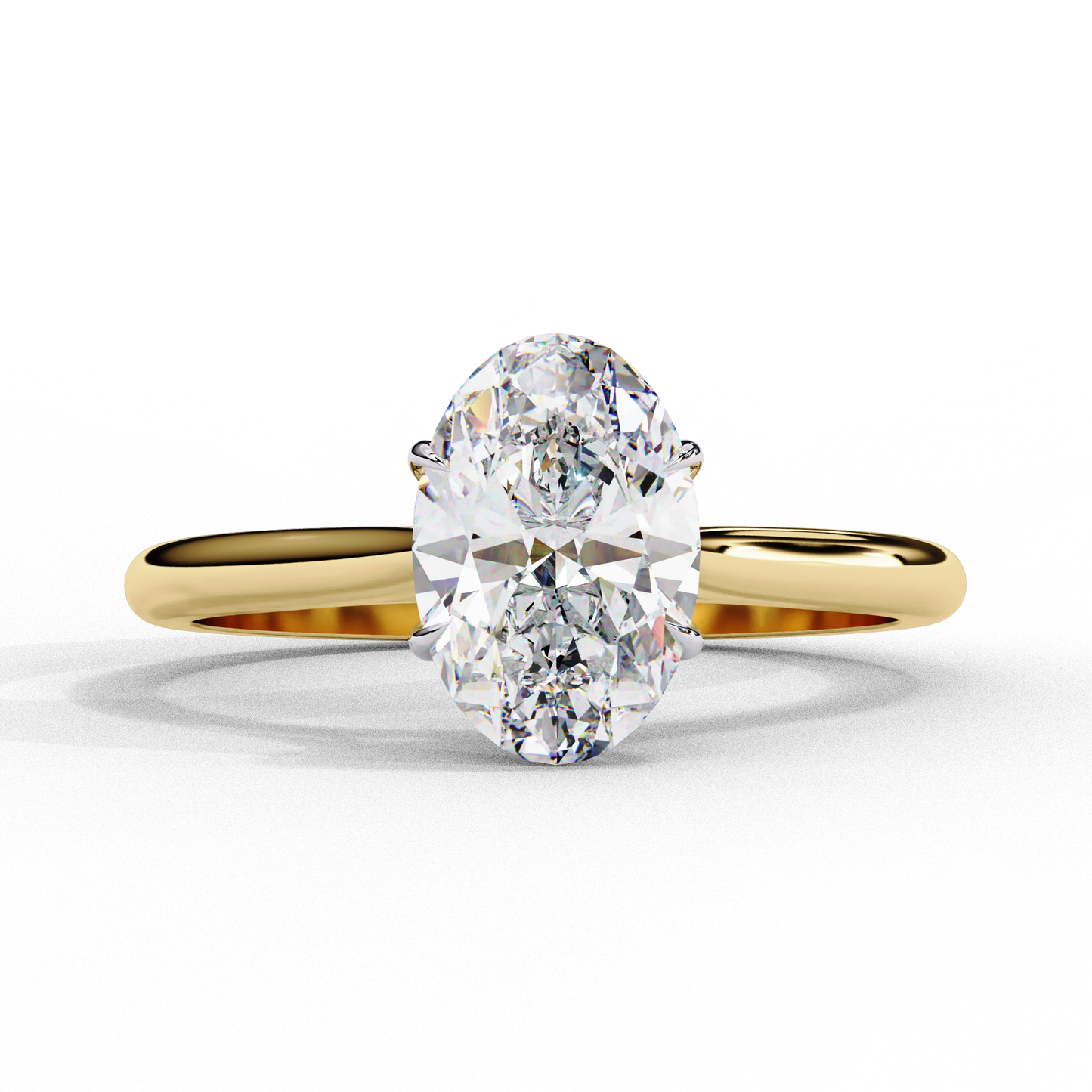 Inara Oval Solitaire Ring Lab Grown Diamond