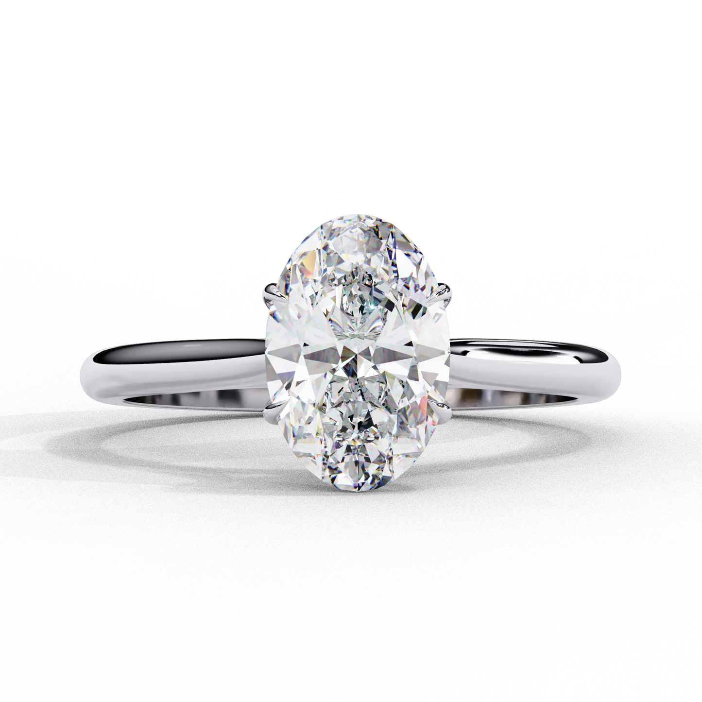 Inara Oval Solitaire Ring Lab Grown Diamond