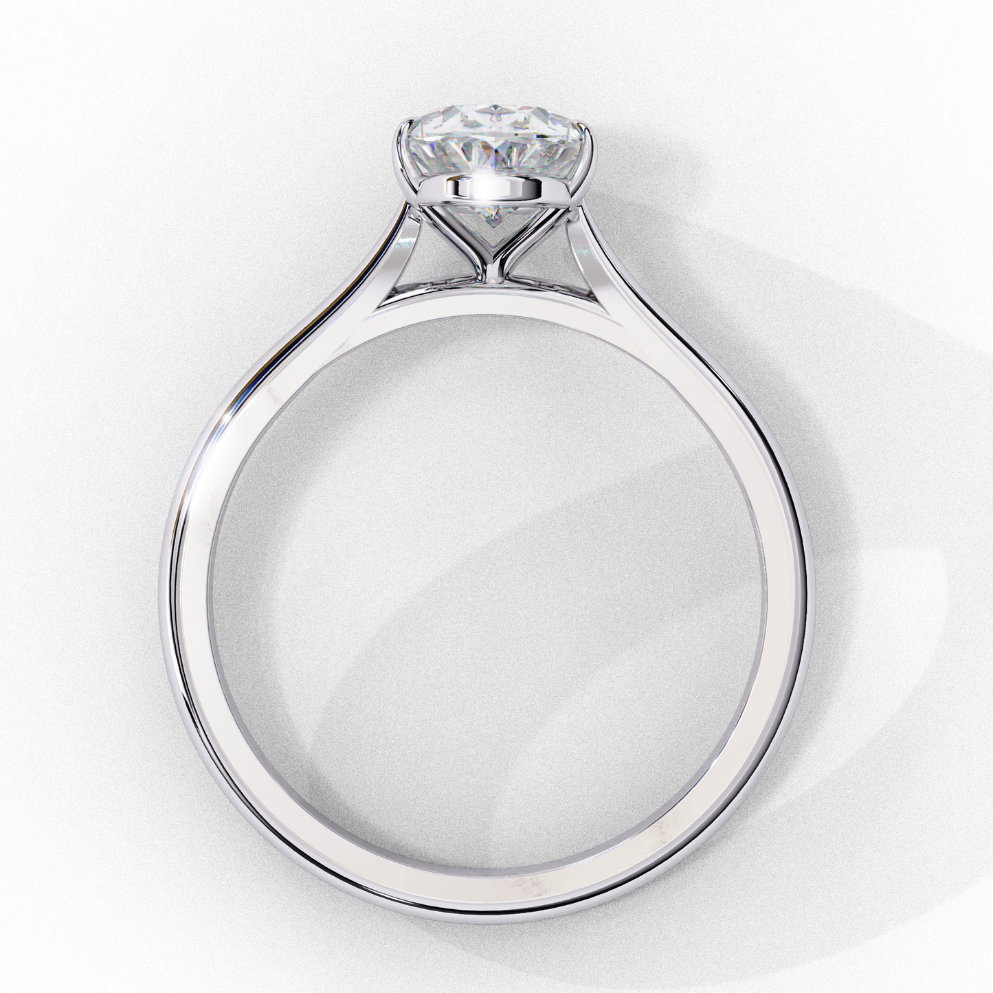Inara Oval Solitaire Ring Lab Grown Diamond