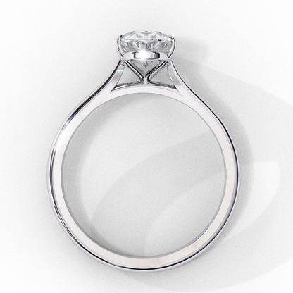 Inara Oval Solitaire Ring Lab Grown Diamond