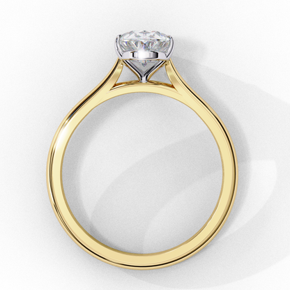 Inara Oval Solitaire Ring Lab Grown Diamond