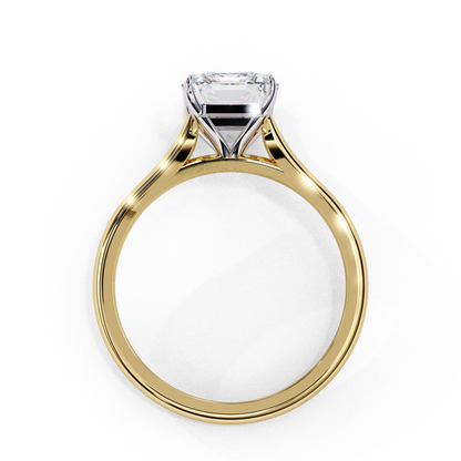 Ahaana Radiant Solitaire Ring Lab Grown Diamond