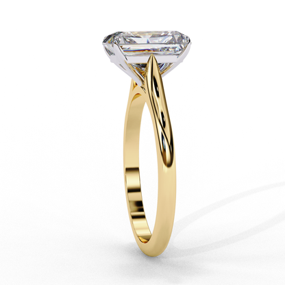 Ahaana Radiant Solitaire Ring Lab Grown Diamond