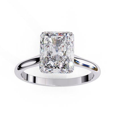 Ahaana Radiant Solitaire Ring Lab Grown Diamond