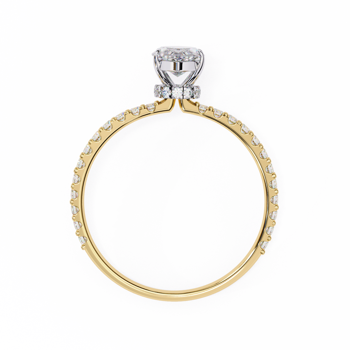 Arova Marquise Solitaire Ring Lab Grown Diamond
