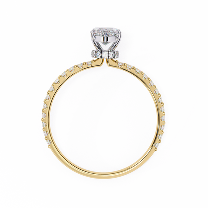 Arova Marquise Solitaire Ring Lab Grown Diamond