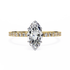 Arova Marquise Solitaire Ring Lab Grown Diamond