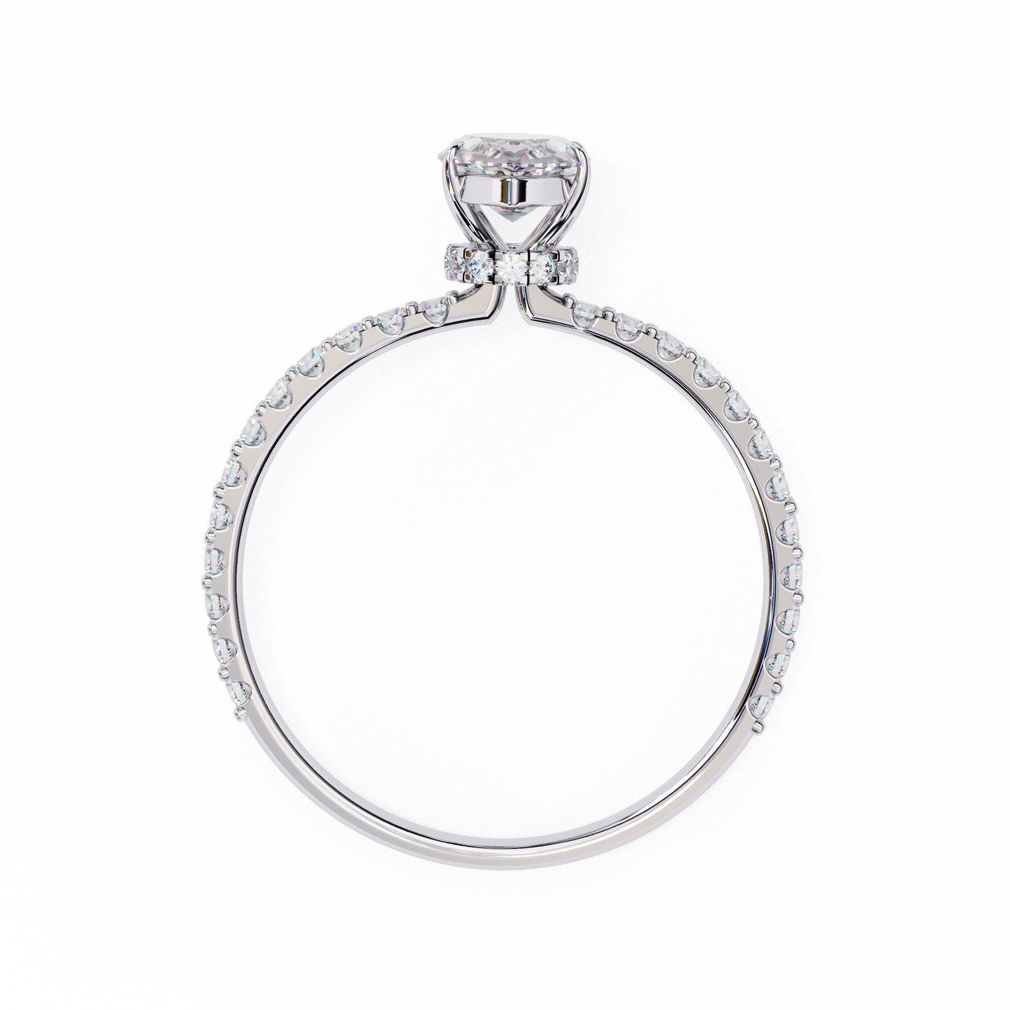 Arova Marquise Solitaire Ring Lab Grown Diamond