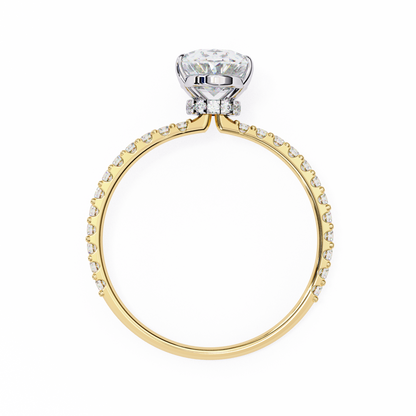 Navya Oval Solitaire Ring Lab Grown Diamond