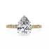 Renu Pear Solitaire Ring Lab Grown Diamond