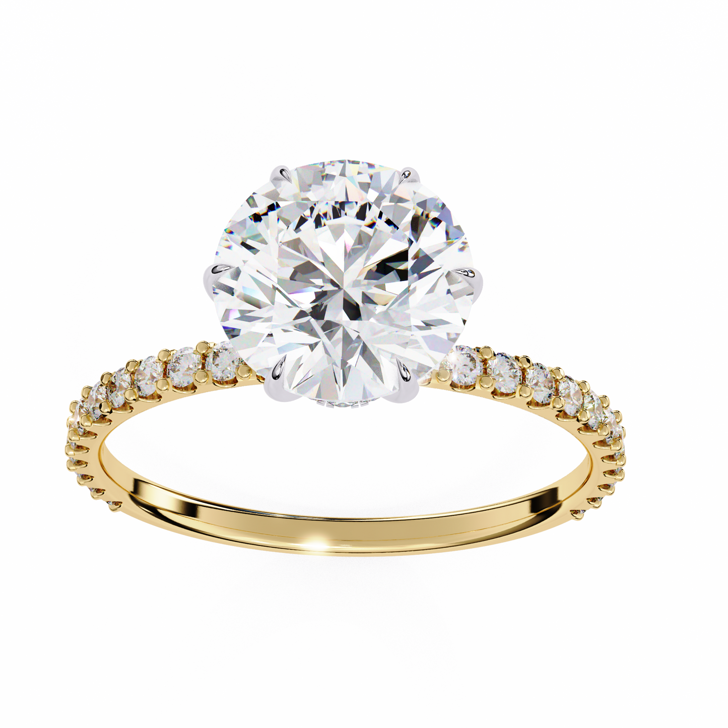 Kaina Round Solitaire Ring Lab Grown Diamond