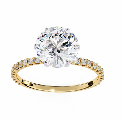 Kaina Round Solitaire Ring Lab Grown Diamond