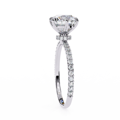Kaina Round Solitaire Ring Lab Grown Diamond