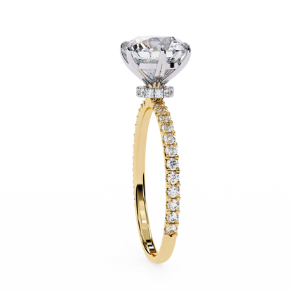 Kaina Round Solitaire Ring Lab Grown Diamond