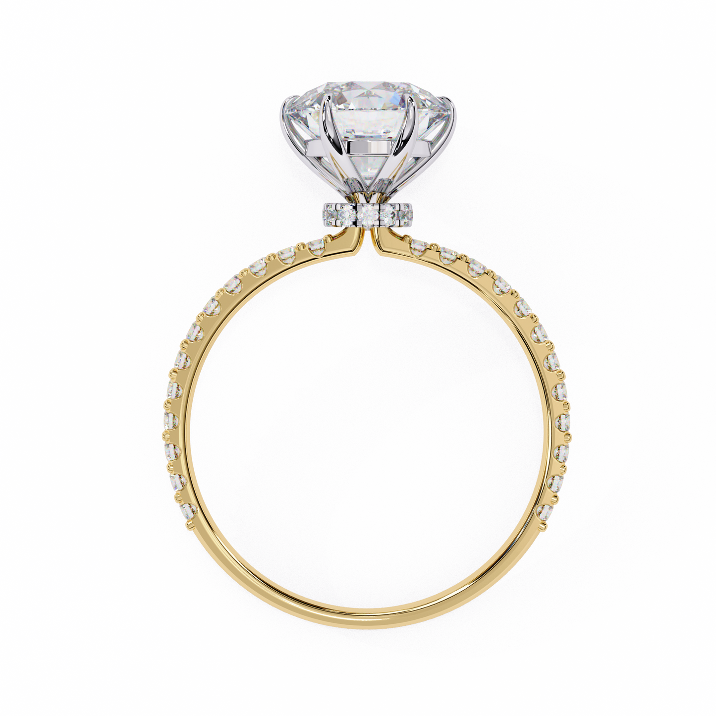 Kaina Round Solitaire Ring Lab Grown Diamond