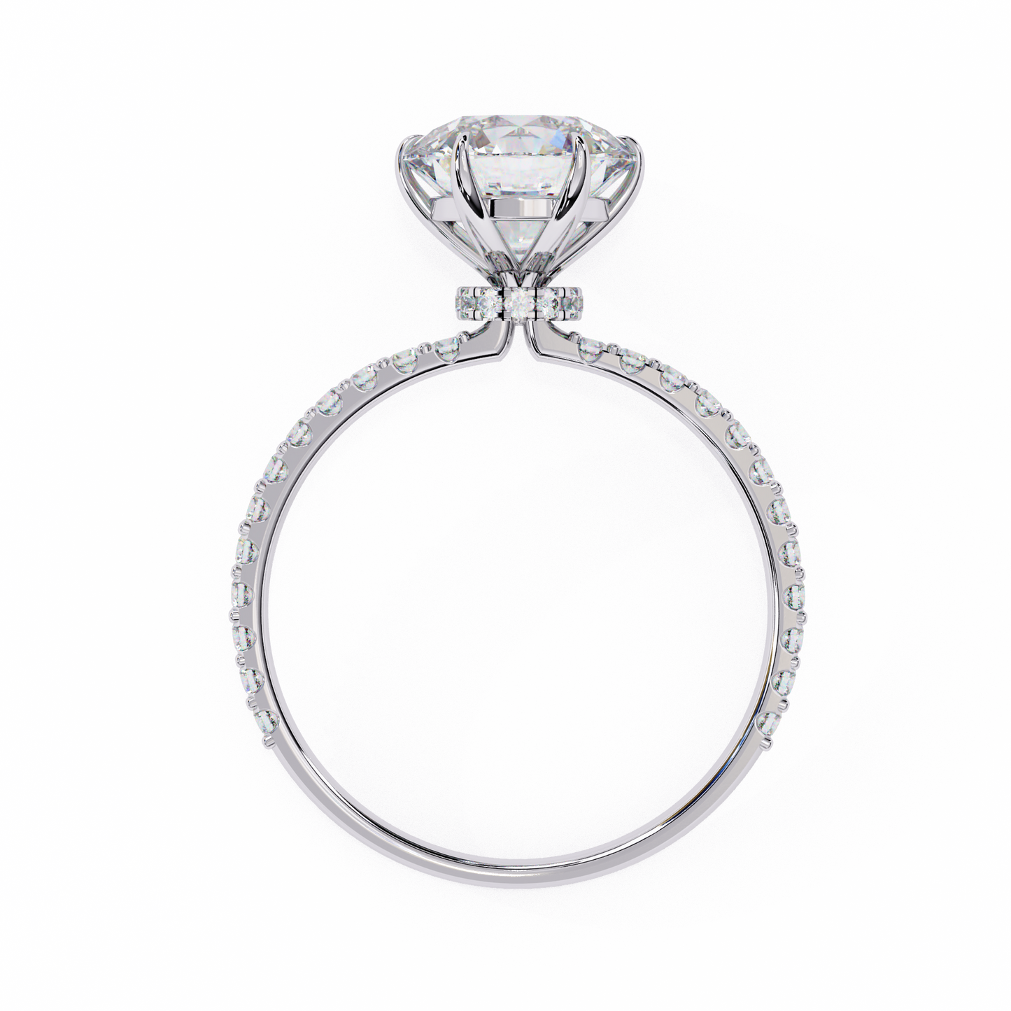 Kaina Round Solitaire Ring Lab Grown Diamond