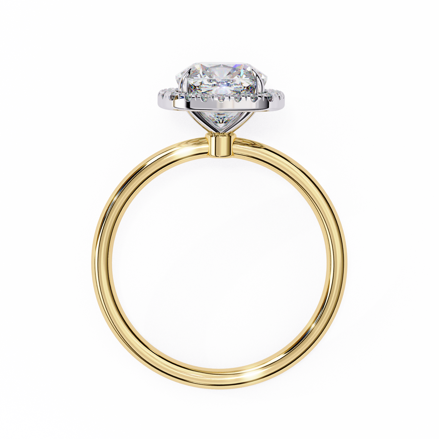 Anaya Cushion Solitaire Ring Lab Grown Diamond