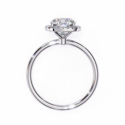 Anaya Cushion Solitaire Ring Lab Grown Diamond