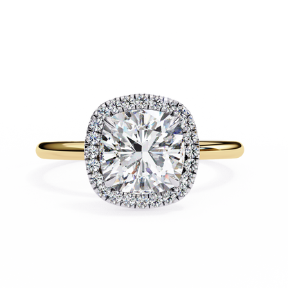 Anaya Cushion Solitaire Ring Lab Grown Diamond