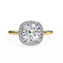 Anaya Cushion Solitaire Ring Lab Grown Diamond
