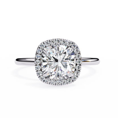 Anaya Cushion Solitaire Ring Lab Grown Diamond