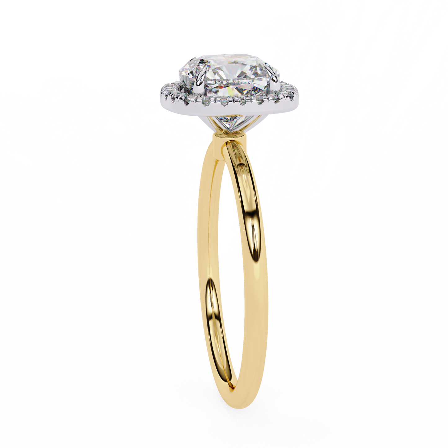 Anaya Cushion Solitaire Ring Lab Grown Diamond