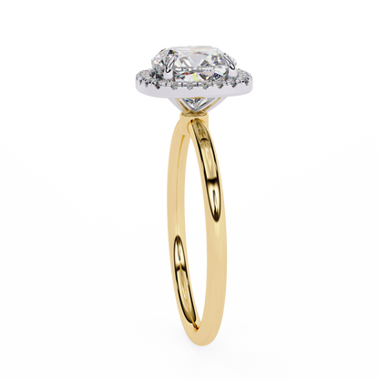 Anaya Cushion Solitaire Ring Lab Grown Diamond